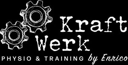 „KraftWerk Physiotherapie & Training“-Logo, zur Startseite
